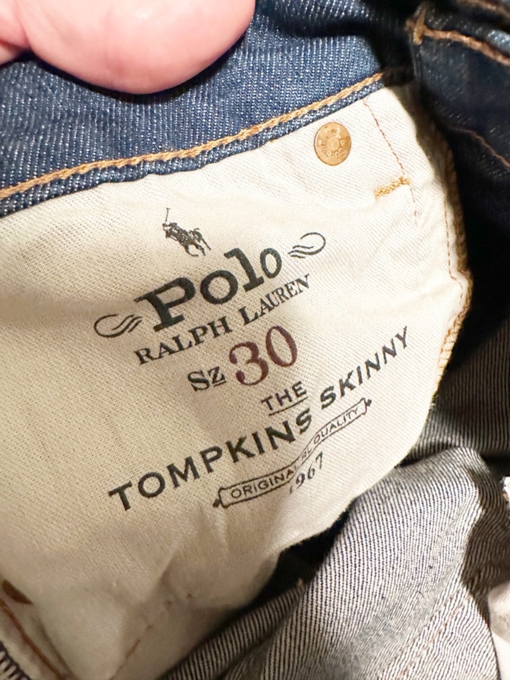 Polo Ralph Lauren Tompkins Skinny Jeans - Women's Size 30 - Picture 8 of 9